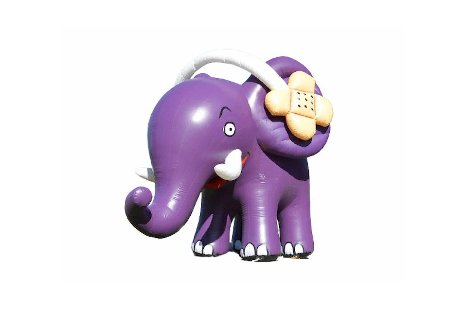 Product afbeelding Elefante gonfiabile